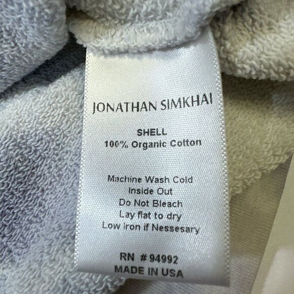 Jonathan Simkhai Standard Taryn Hoodie Sweatshirt Sz Small - Picture 8 of 10